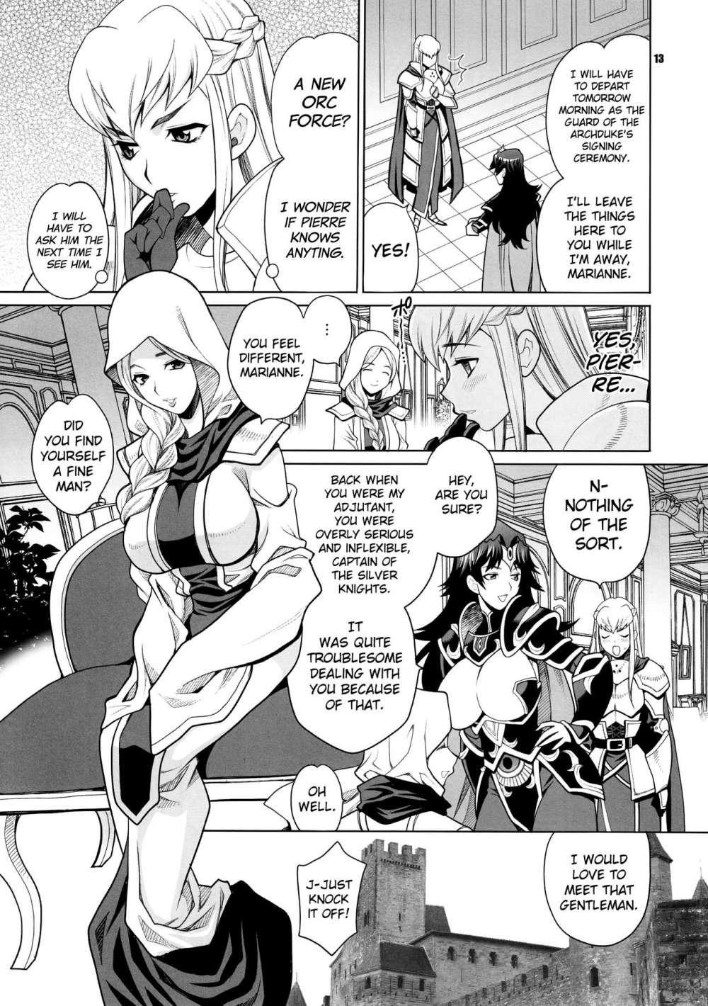 Yukiyanagi no Hon 38 Buta to Onnakishi 2 - Onnakishi wa Elf Shounen ga Okiniiri | Female Knight Likes Young Elf Boys 10